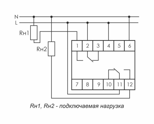 Реле времени PCU-507 2х8А 230В 2перекл. IP20 многофункц. 2 независимых времен. 1мод. монтаж на DIN-рейке F&F EA02.001.022