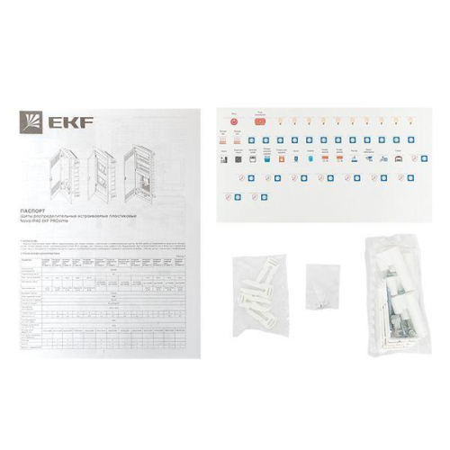 Щит силовой встраив. Nova 48мод. IP41 с пластик. дверью EKF nv-pb-pd-4
