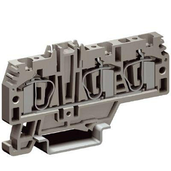 Зажим проходной HMM.4/1+2GR 4.5кв.мм DKC ZHM210GR