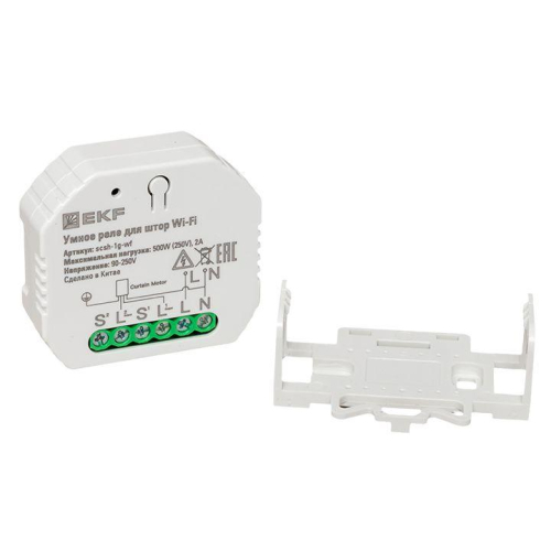 Реле для штор в подрозетник Умное Wi-Fi Connect EKF scsh-1g-wf