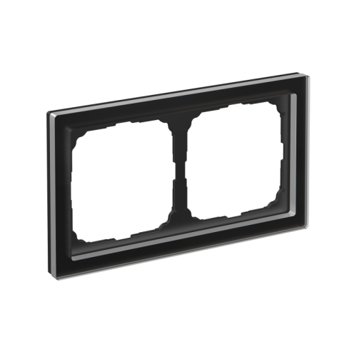 Рамка 2-м ArtGallery Pure органич. стекло черн. SE GAL321002