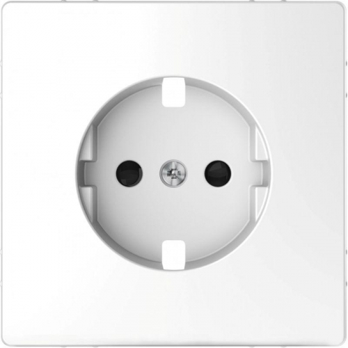 Накладка центральная 1-м СП Merten D-Life 16А IP20 защ. шторки для механизма розетки SD бел. лотос SchE MTN2330-6035