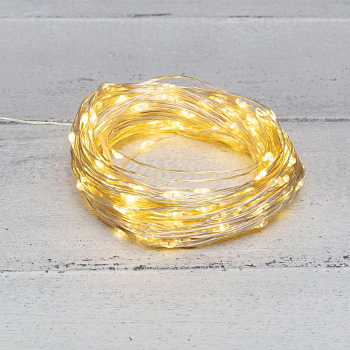 Гирлянда "Роса" 100м 1000LED тепл. бел. с трансформатором Neon-Night 303-236