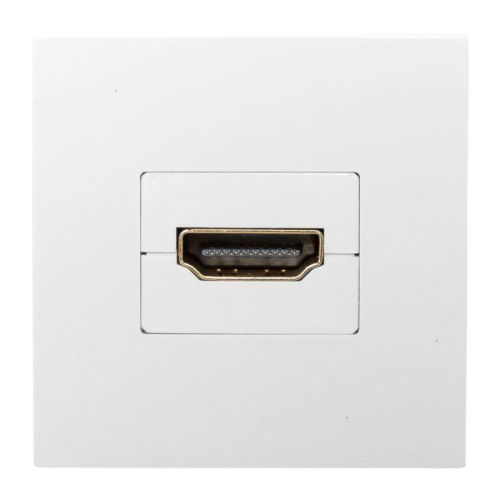 Розетка HDMI 1-м СП 2мод. без индикатора бел. EKF E2MR-21HDMI-10