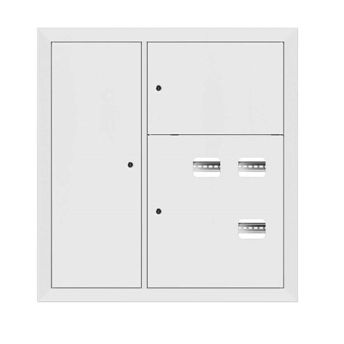Щит этажный 3кв. слаботочка слева RAL9003 (1000х950х160) PROxima EKF mb29-v-3z-ral9003
