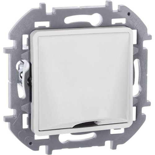 Вывод кабеля Inspiria с зажимом для крепления бел. IEK 673890