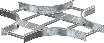 Ответвитель для лотка Х-образ. 100х600 R300 HDZ LESTA IEK CKR04-4-100-600-HDZ