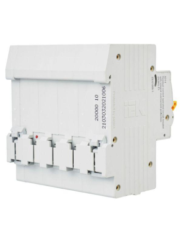 Выключатель автоматический дифференциального тока 4п C 6А 10мА тип AC 4.5кА АД-14 KARAT IEK MAD10-4-006-C-010