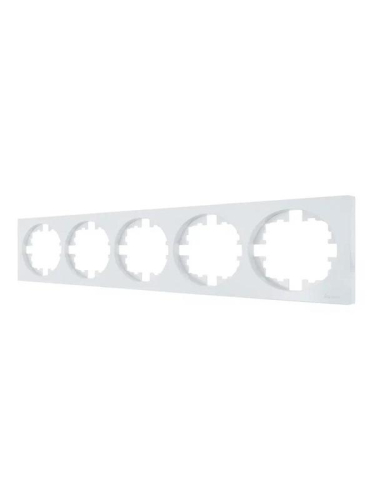 Рамка 5-м OSEN горизонт. квадрат бел. LEZARD 743-0200-150