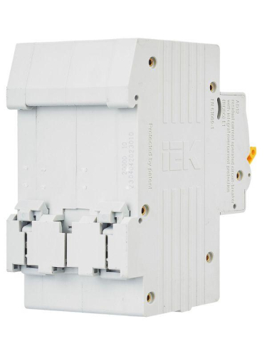 Выключатель автоматический дифференциального тока 2п C 10А 10мА тип AC 4.5кА АД-12 KARAT IEK MAD10-2-010-C-010