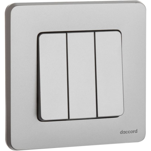 Выключатель 3-кл. Inspiria 10АХ 250В винтов. зажимы алюм. Leg 673542