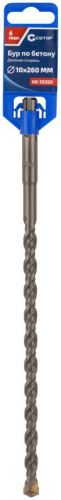 Бур по бетону Profi двойн. резьба SDS-Plus 10х260мм Cutop 40-10260