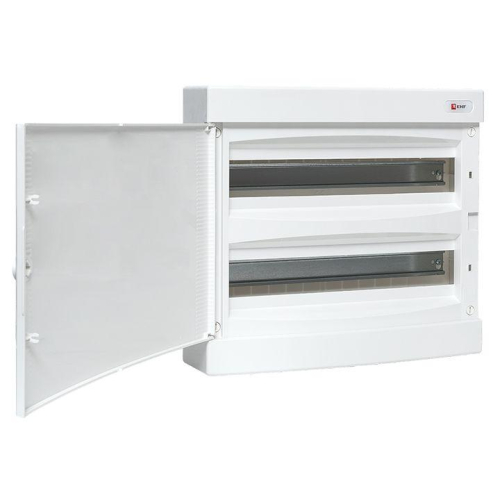 Щит распределительный навесной Unix 2х18мод. IP41 бел. дверь PROxima EKF ux-2x18-nw