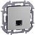 Розетка компьютерная Inspiria RJ45 кат.5E UTP алюм. IEK 673827