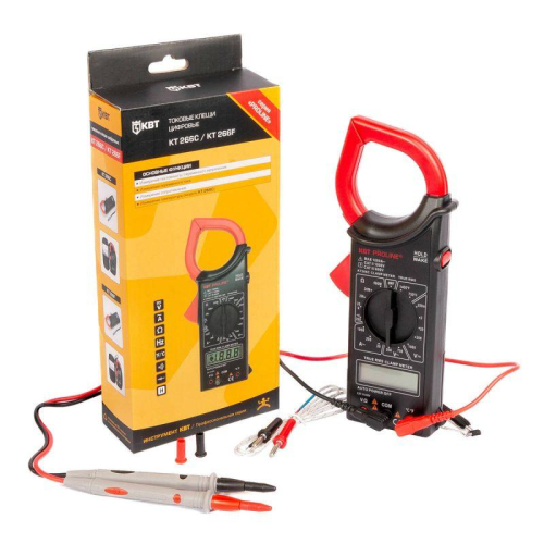 Клещи токовые цифровые KT 266C "PROLINE" КВТ 79132