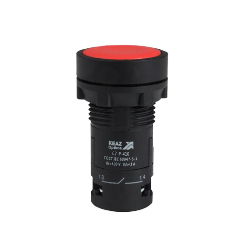Кнопка OptiSignal Compact D22 С7-P-410 красн. 1НО XB7NA41 КЭАЗ 362033