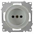 Розетка 1-м СП Florence 16А IP20 без заземл. винтов. контакты механизм сер. (1E10301302) OneKeyElectro 2172835
