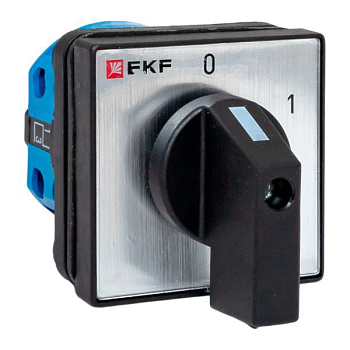 Переключатель кулачковый ПК-1-11 1п 10А "0-1" IP65 EKF pk-1-11-10-65