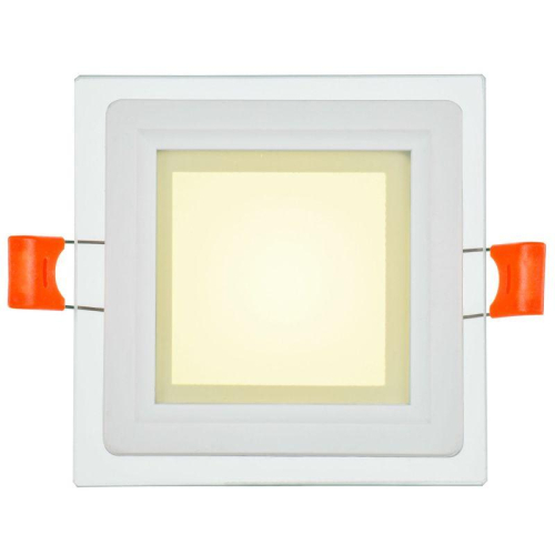 Светильник светодиодный ДВО 1623 6Вт 4000К IP20 встраив. со стекл. квадр. IEK LDVO0-1623-06-4000-K01