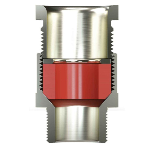 Ввод кабельный серии КН для небронир. кабеля М63х1.5 d38.8-47мм никелированная латунь IP66/IP68 DKC KH7MHK