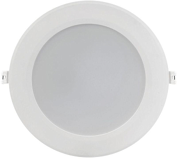 Светильник светодиодный ДВО 1716 18Вт 6500К IP40 даунлайт встраив. круг бел. IEK LDVO0-1716-18-6500-K01