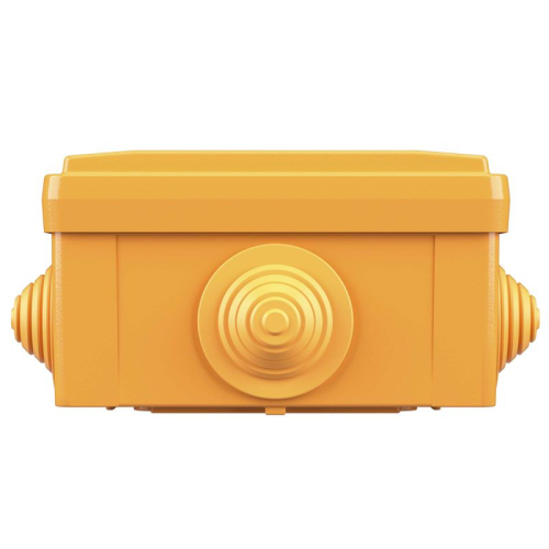 Коробка ответвительная FS 100х100х50мм IP55 5п 450В 20А 10кв.мм с кабельными вводами и клеммниками пластик. DKC FSB11510