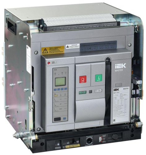 Выключатель автоматический воздушный 3п E 2500А 85кА AC ВА77 W3P EA выдвижн. с комплектом аксессуаров MASTER IEK MI-ACB10-3WE-085-2500-ACF