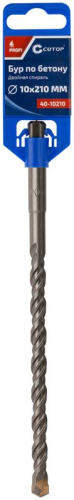 Бур по бетону Profi двойн. резьба SDS-Plus 12х210мм Cutop 40-12210