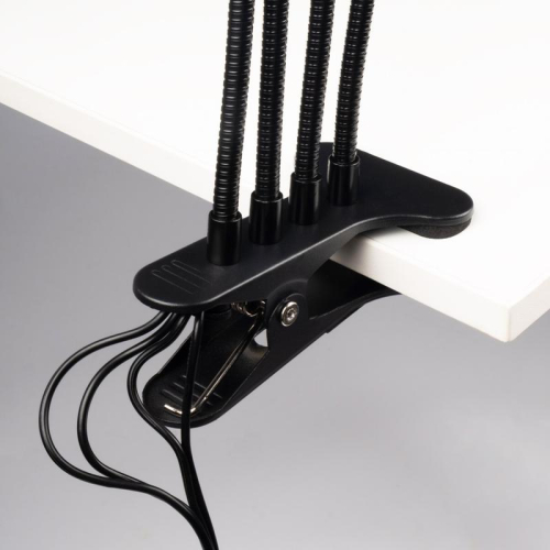 Светильник светодиодный «КРИСТАЛЛ» CTL2-USB-bl Agro для растений спектр 4 плафона по 10Вт на прищепке пульт на шнуре IP40 красн./син. ФАZА 5068810