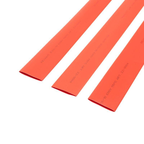 Трубка термоусадочная ТУТ нг 20.0/10.0 красн. 1м Rexant 22-0004