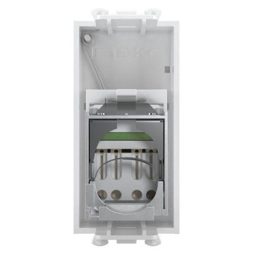Розетка компьютерная 1мод. Avanti "Белое облако" RJ-45 модульная кат.6 экран DKC 4400391
