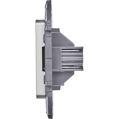 Розетка телефонная Inspiria RJ11 механизм алюм. IEK 673822