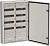 Корпус ЩРн-120 (2х60) TITAN 5 835х570х140 IP54 метал. сер. IEK TI5-50-N-2X060-54-7035