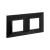Рамка 2-м 4мод. Avanti метал. черн. DKC 4402854 Рамка 2-м 4мод. Avanti метал. черн. DKC 4402854