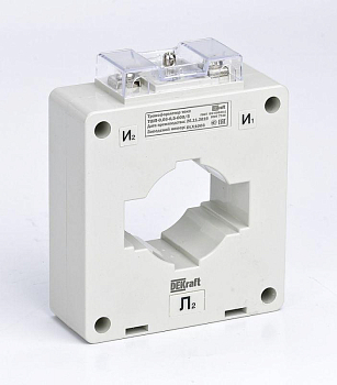 Трансформатор тока ТШП-0.66 750/5А кл. точн. 0.5S 10В.А d60мм DEKraft 50114DEK