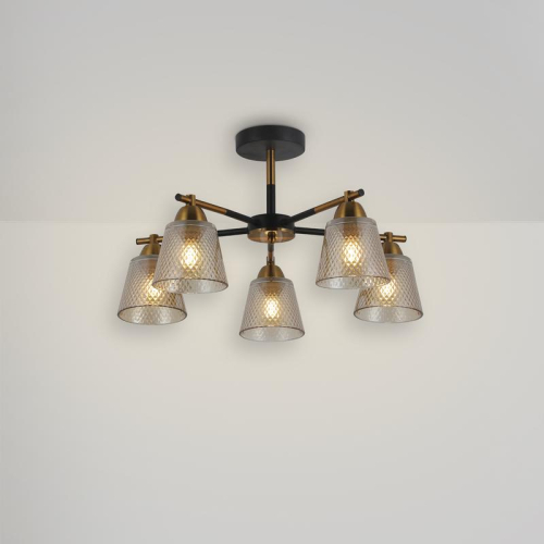 Люстра Kello 60Вт E27х5 IP20 Freya FR4015PL-05BBZ