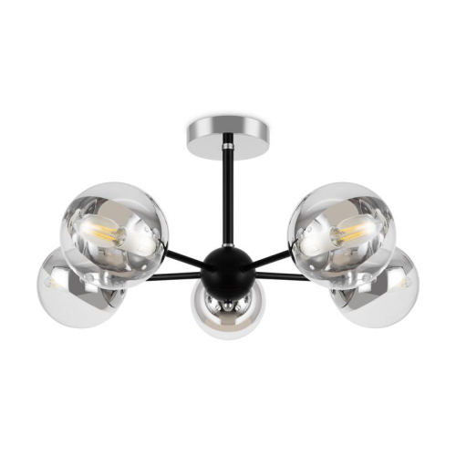 Светильник Sonnet 40Вт E14х5 IP20 подвесной Freya FR5271PL-05B