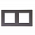 Рамка 2-м Simon24 графит 2400620-038