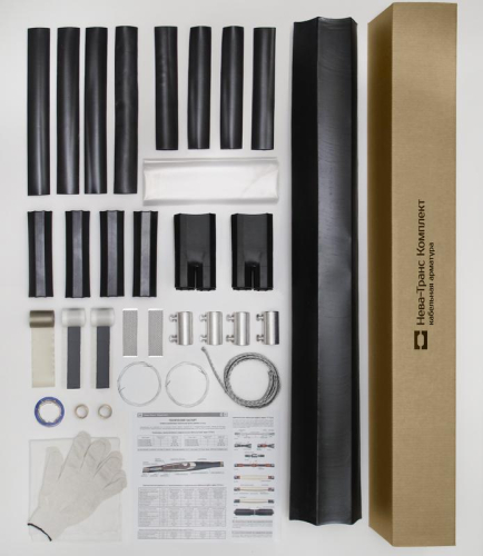 Муфта кабельная соединит. 1кВ 1СТп(тк)-4х(35-50) с болтов. соединителями Нева-Транс Комплект 22010010