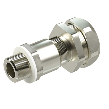 Ввод кабельный универс. серии КАЕРМ для бронир. и небронир. кабеля М32х1.5 d17.8-24мм Dn26 никелированная латунь IP66/IP68 DKC KAEPM4MHK-26