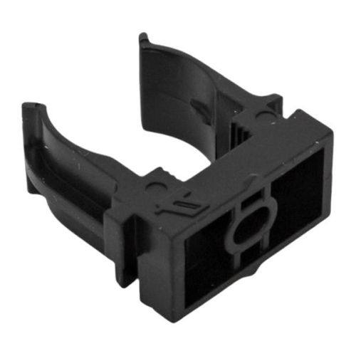 Держатель для труб (клипса) d20мм для монтажн. пистолета черн. (уп.100шт) Plast EKF derjp-z-20-black