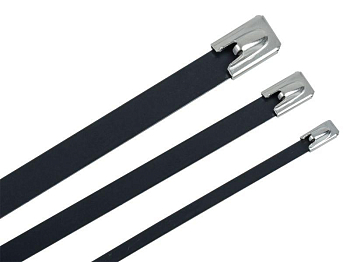 Хомут стальной ХСт 4.6х1000мм с полимерным покрытием (уп.100шт) IEK UHS11-D046-1000-100