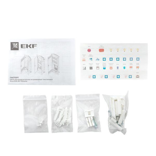 Щит слаботочный встраив. Nova 4 габарит IP41 с пластик. дверью EKF nv-mb-pd-4