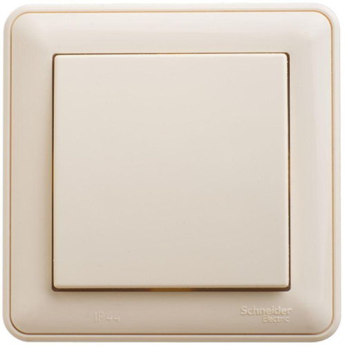 Переключатель проходной 1-кл. СП W59 Aqua 10А IP44 10AX в сборе сл. кость SE VS610-156B-28