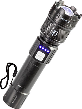 Фонарь ручной аккум. 5Вт P50 LED/ZOOM/Li-ion 1200мА.ч ABS КОСМОС (KOC122Lit)