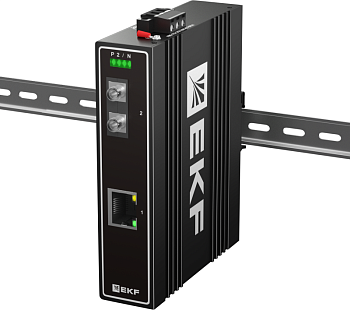 Медиаконвертер 10/100/1000Base-TX в 1000Base-X разъем FC двойн. одномодовое оптоволокно 1550нм TSX EKF TSX-MC1-1GX1GT-FC