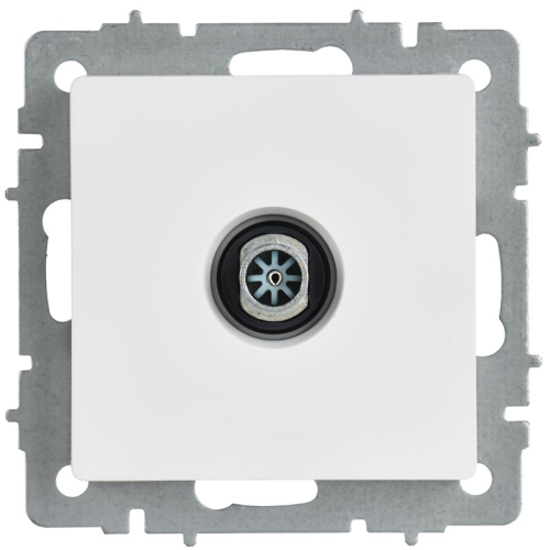 Розетка телевизионная оконечная TV СП BRITE РТВ11-0-БрАБ механизм арктич. бел. IEK BR-A10-O-K91