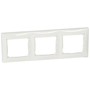 Рамка 3-м Valena горизонт. бел. IEK 774453