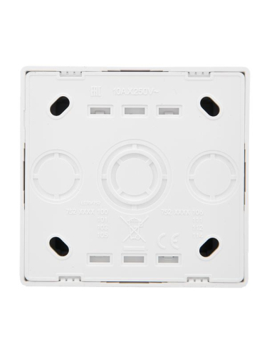 Выключатель проходной 1-кл. ОП LETO бел. LEZARD 752-0200-105