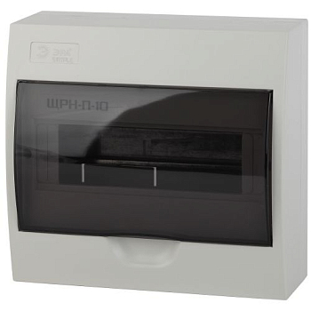 Бокс навесной ЩРН-П-10 10мод. IP41 пластик SIMPLE NO-box_simple-plastic_10_surface BOXS10 Эра Б0041524